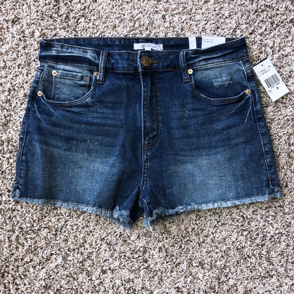 ⚡️ Stonewashed Denim Shorts ⚡️ - Picture 3 of 7